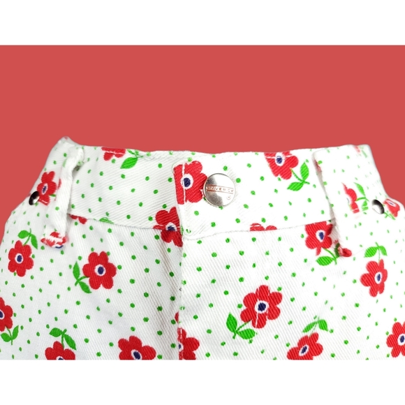 SOLD Vintage 60s flower jeans - Picture 9 of 13